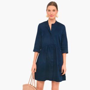 Tuckernuck Navy Royal Shirt Dress